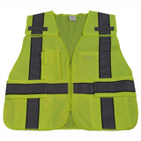 Lime/Navy Two Tone 5-Point Breakaway Public Safety Vest