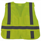 Lime Expandable 5-Point Breakaway Public Safety Vest