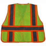 Lime/Orange Two Tone 5-Point Breakaway Public Safety Vest