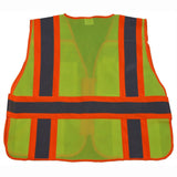 Lime/Orange Two Tone 5-Point Breakaway Public Safety Vest