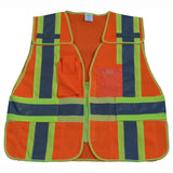 Lime/Orange Two Tone 5-Point Breakaway Public Safety Vest