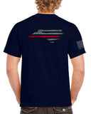 North Carolina Thin Red Line Short Sleeve Shirt