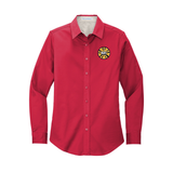 NCAFC Mens and Womens Embroidered Long Sleeve Easy Care Shirt