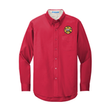 NCAFC Mens and Womens Embroidered Long Sleeve Easy Care Shirt