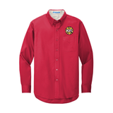 NCAFC Mens and Womens Embroidered Long Sleeve Easy Care Shirt