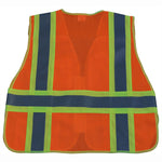 Lime/Orange Two Tone 5-Point Breakaway Public Safety Vest