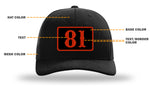Custom Richardson 112 Old Font Trucker Hat