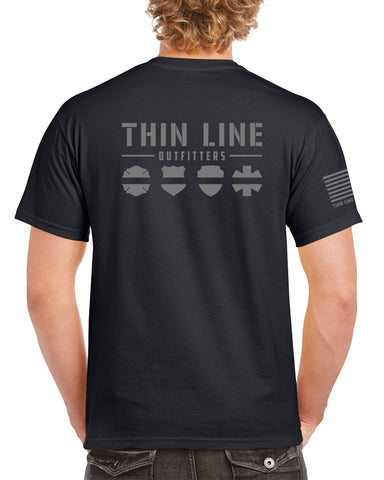 Thin Line Outfitters Logo Short Sleeve Shirt